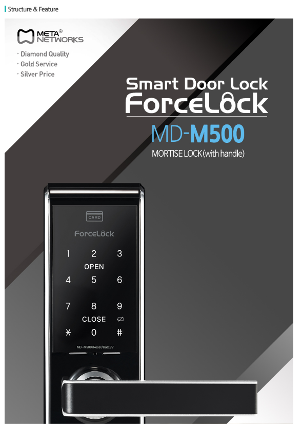 Khóa cửa điện tử Forcelock MD-M500